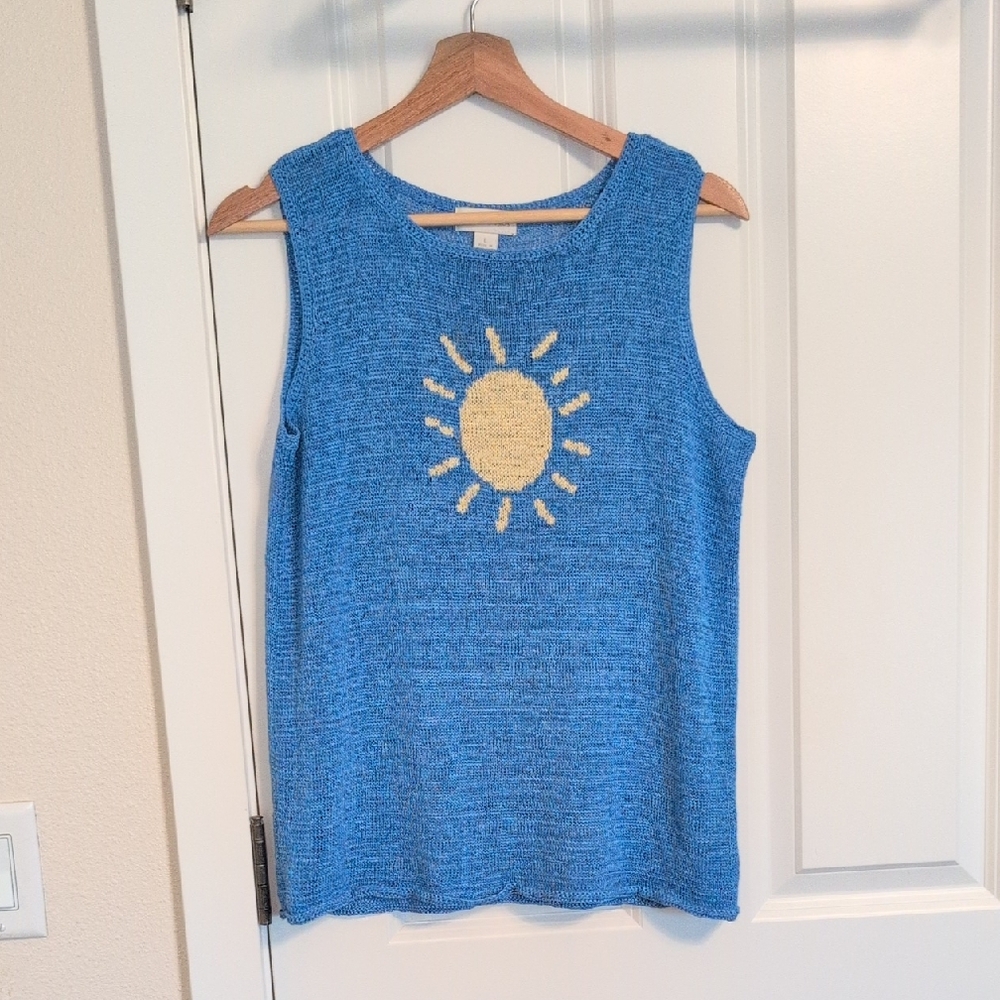 Vintage Northern Isle Knit Sunshine Tanktop